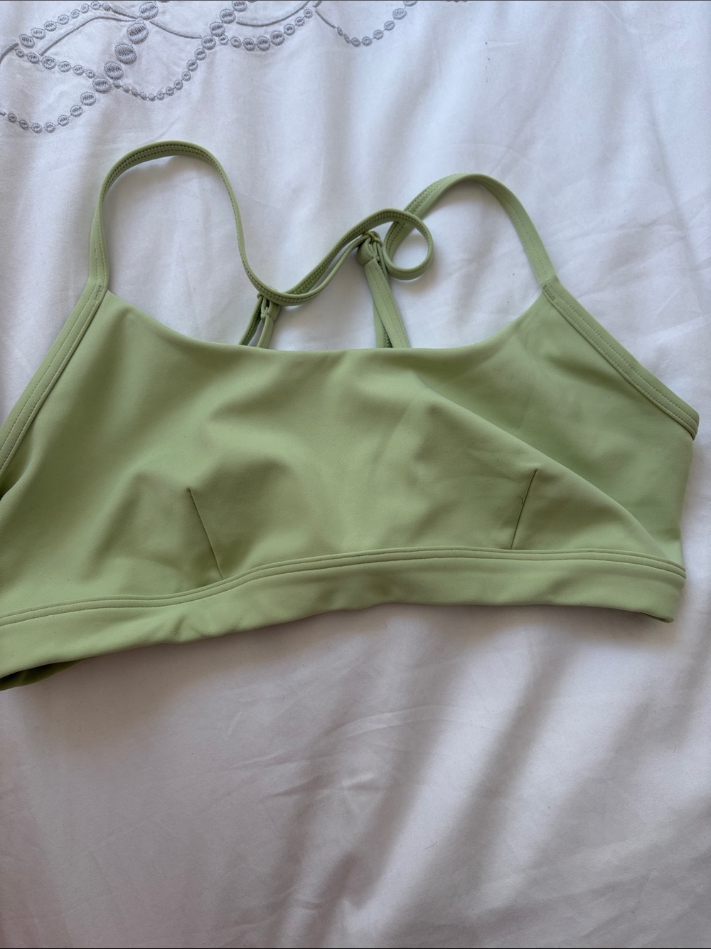 Light Green Women's Sports Bra